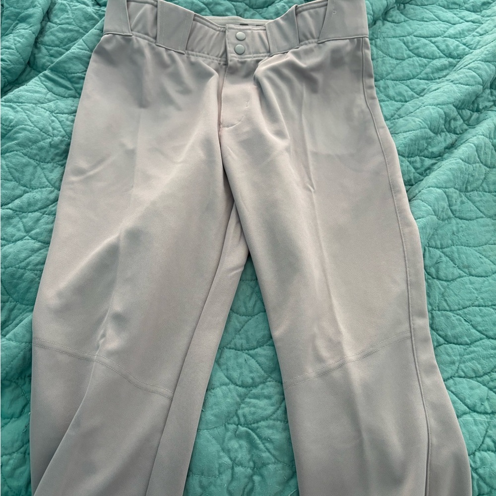 Adidas Light Gray Icon Pro Baseball Knickers